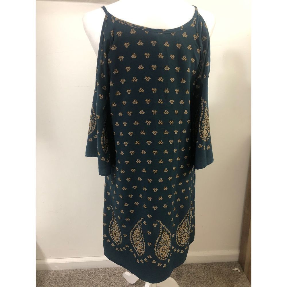 Cold shoulder shift dress size small